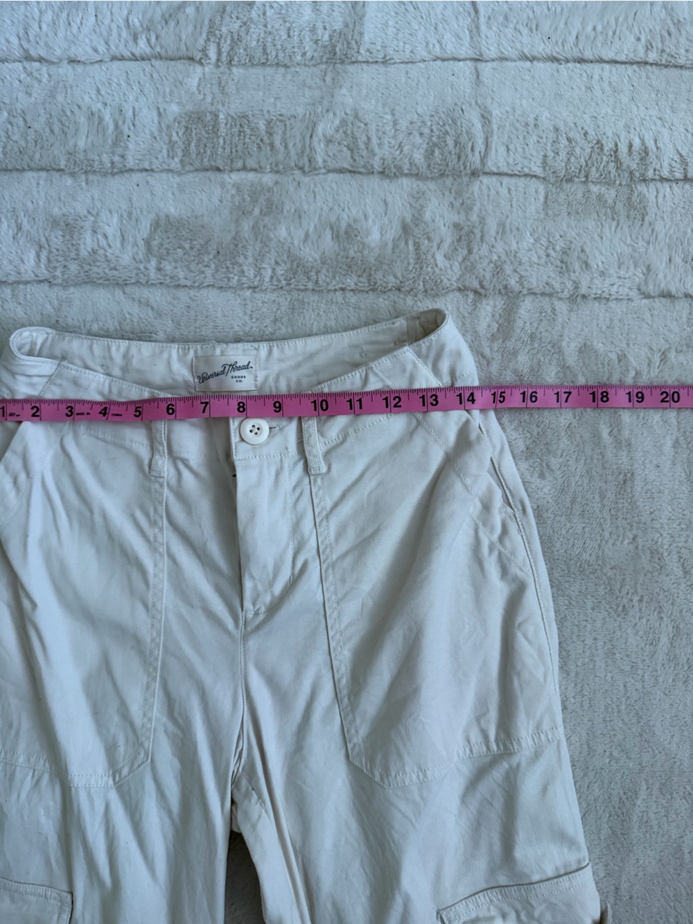 Universal Thread White Straight-Leg Pants - Picture 7 of 8